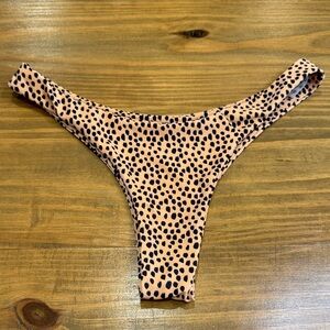 NWOT Zaful Leopard Print Bikini swim Bottom